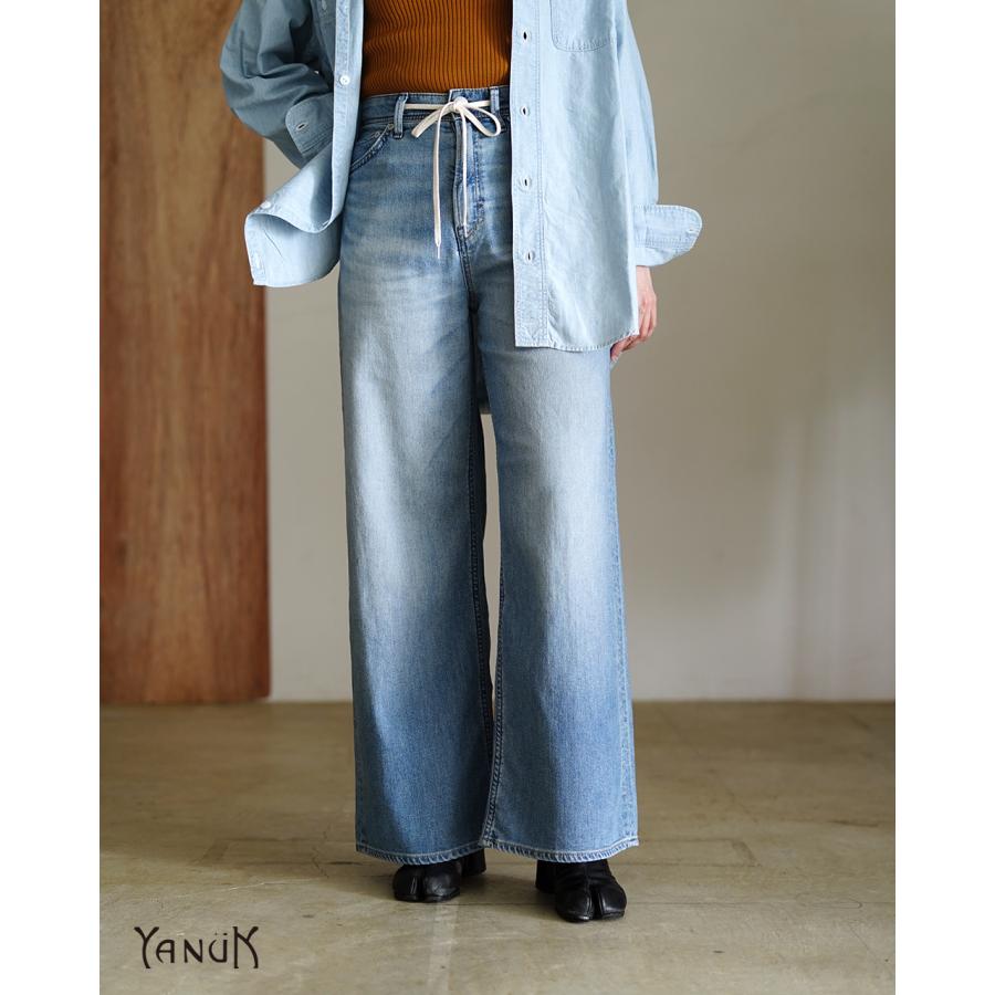 YANUK（ヤヌーク） YANUK Relax バギーストレート デニムパンツ 