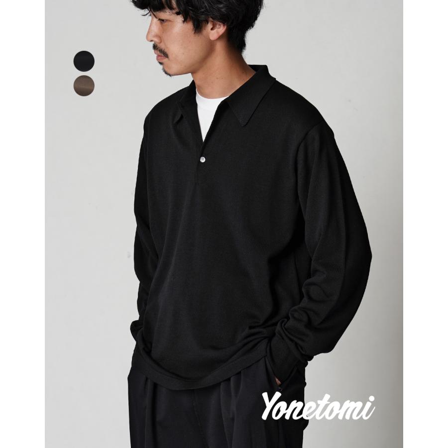 Yonetomi NEW BASIC SALE ヨネトミ シルク ニット SILK KNIT P L Yonetomi NEW BASIC SALE ヨネトミ シルク ニット SILK KNIT P L