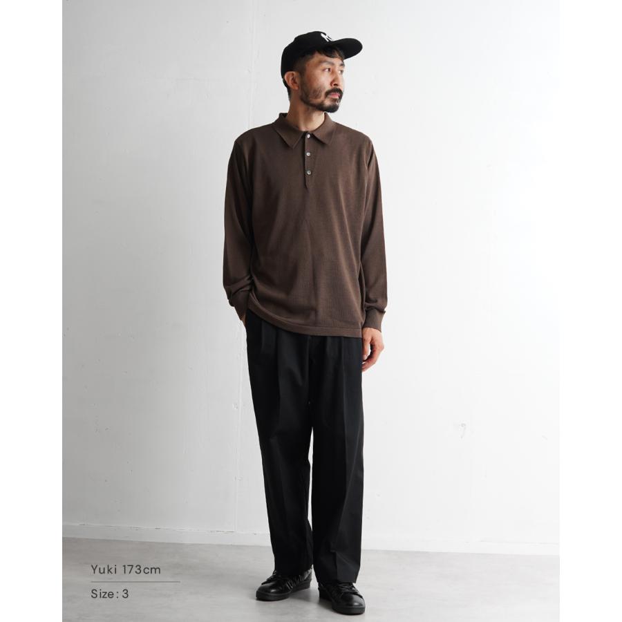 Yonetomi NEW BASIC SALE ヨネトミ シルク ニット SILK KNIT P L Yonetomi NEW BASIC SALE ヨネトミ シルク ニット SILK KNIT P L