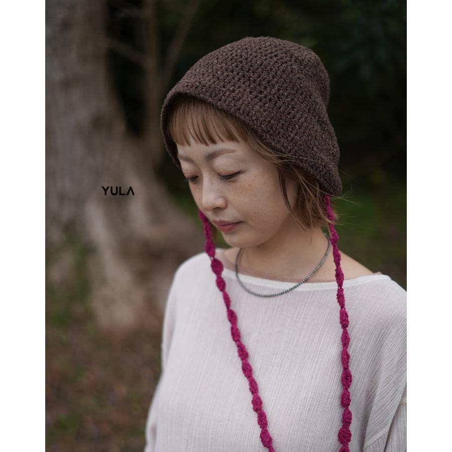 YULA ユラ シルク エアリーハット ユニセックス SILK AIRY HAT YL26