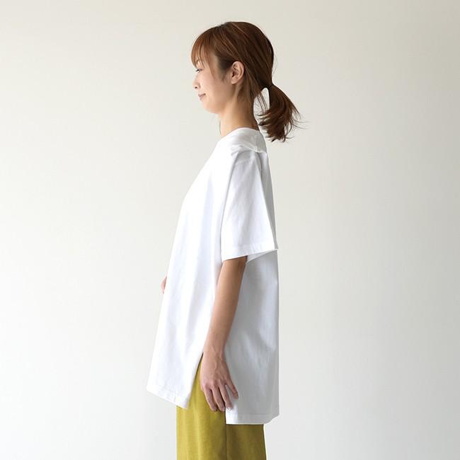ユウミアリア YuumiARIA タック Tシャツ TUCK T-SHIRT オーバーサイズ クルーネック リメイク Tシャツ 半袖 201