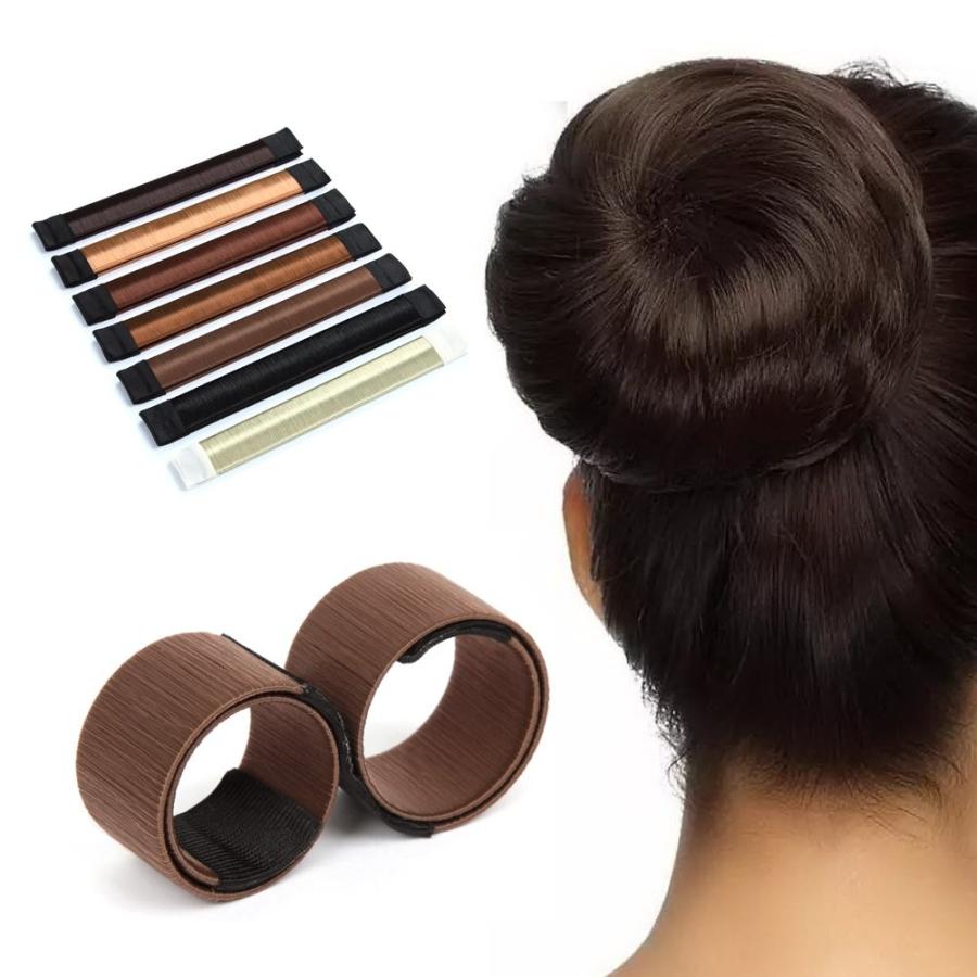 Dazone お団子ヘアアレンジ お嬢様風髪型 ヘアメーカーツール ヘアアクセサリー ヘアアレンジ おだんごヘアまとめ髪用グッズ ３本セット コーヒー B07dcptjtp Crowdshop 通販 Yahoo ショッピング