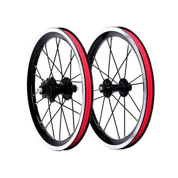 折りたたみ自転車用 ホイールセット 14インチ Vブレーキ シングルスピードハブ Amazon | 折りたたみ自転車用 ホイールセット 9T 14インチ V