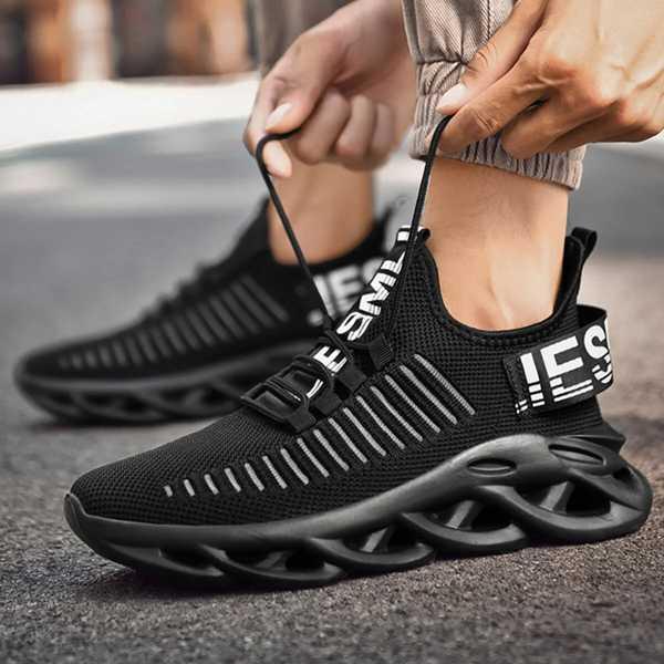Men Shoes Comfortable Sneakers Breathable Running Shes For Men Mesh Tenis Sport Shoes Waling Sneakers｜crowdshop｜04