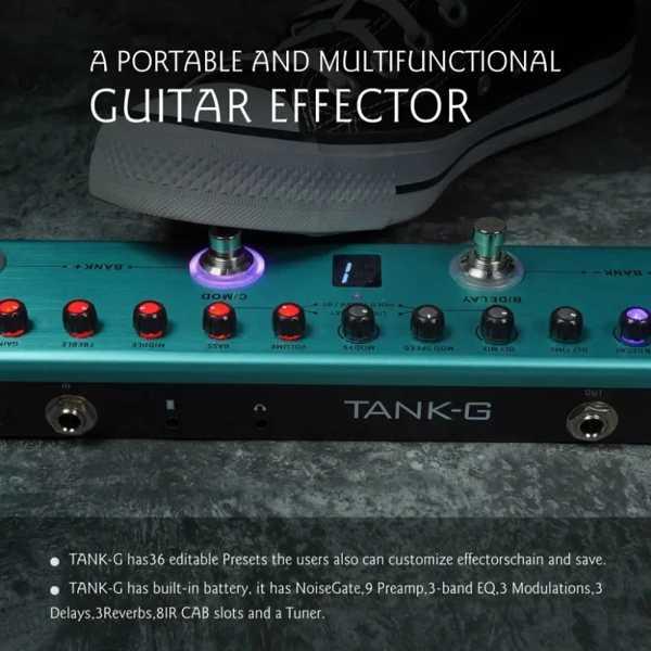 M-vave-ギターマルチエフェクトペダル、タンク-gギター、36