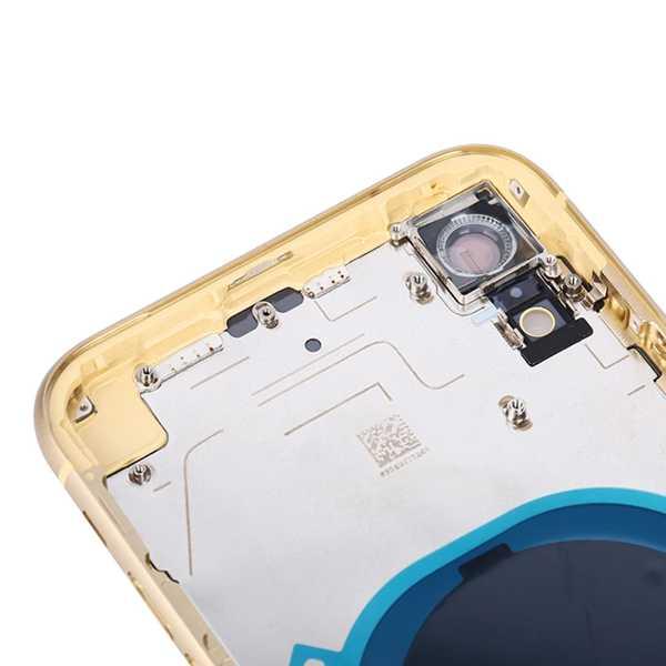 IPhone X xs max xr センターシャーシ付きバッテリードアガラス IPhone X xs max xr センターシャーシ付きバッテリードアガラス