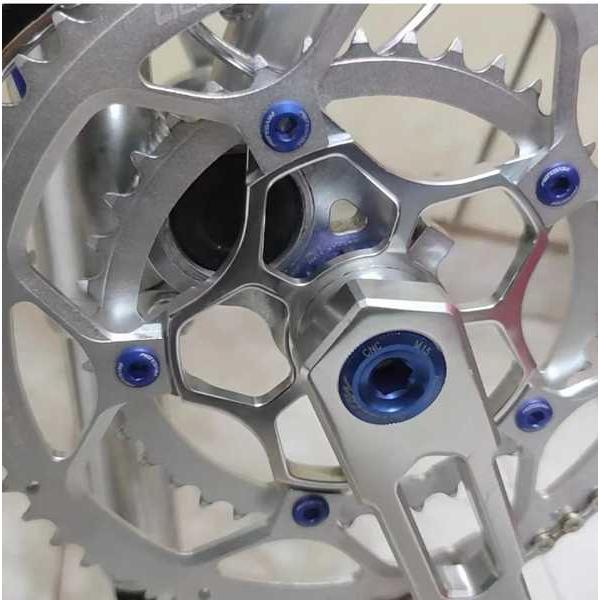 SLK ロードバイク　部品 MOTSUV-MTBロード自転車チェーン、クラウンリング、クランク