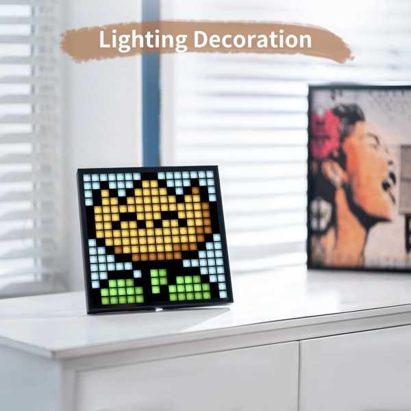 Divoom Pixoo-16-LEDディスプレイとピクセルアート用のデジタル Divoom Pixoo-16-LEDディスプレイとピクセルアート用のデジタル
