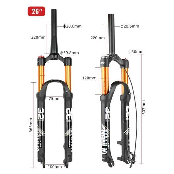 超軽量エアサスペンション フォーク Amazon | 27.5 29インチ MTB エアサスペンションフォーク 減衰