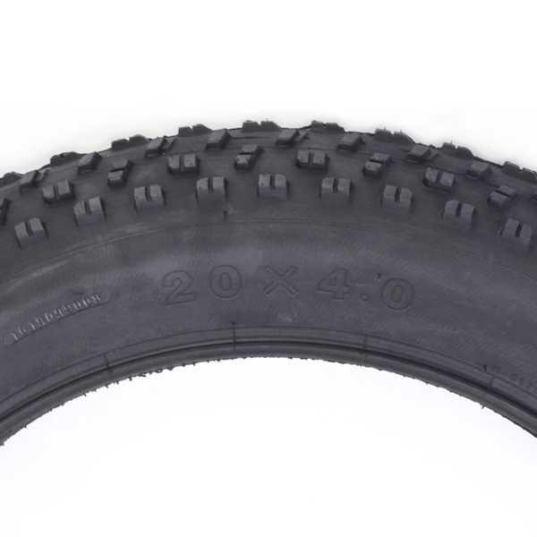 ファットタイヤ CHAOYANG 20×4.0 チューブ付き 程度良好山アリ CHAOYANG-20 × 4.0電動自転車タイヤ、スノーモービル、前輪