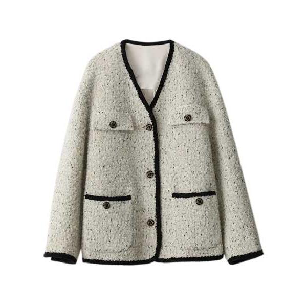 CHIC VEN Women's Woolen Coat Heavy Industry Down Jacket
