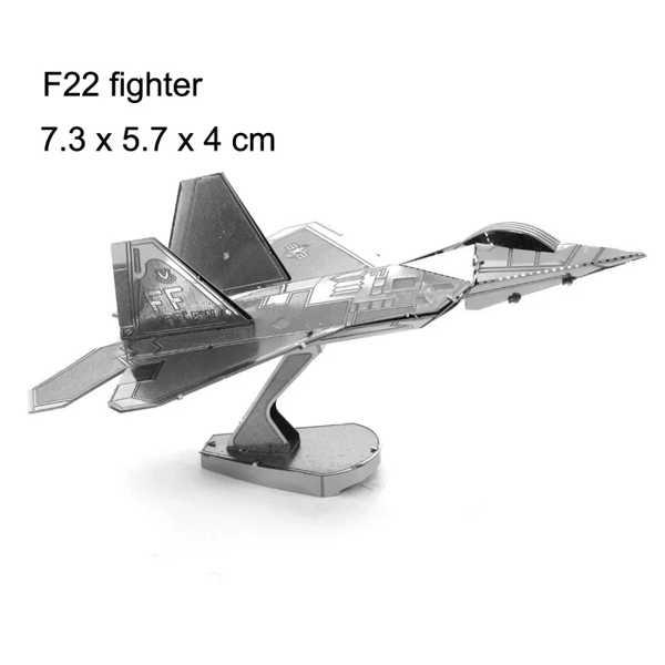 戦闘機シャトルmars 3Dパズル玩具 飛行機 日曜大工 組み立てられた金属 j20 747 f22 大人のための創造的なギフト｜crowdshop｜02
