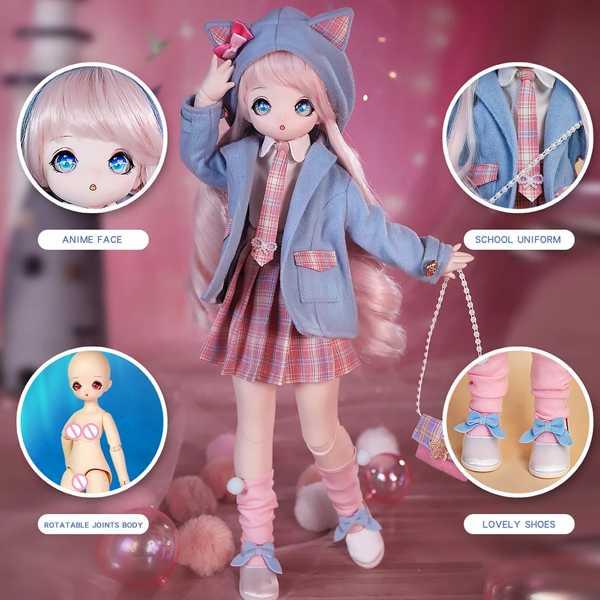 ドリームフェアリー-カワイイ人形16インチ 関節式完全セット