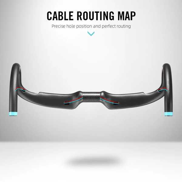 Ryet 2022エルゴ道路カーボンハンドルバー自転車レースマット Ryet 2022エルゴ道路カーボンハンドルバー自転車レースマット