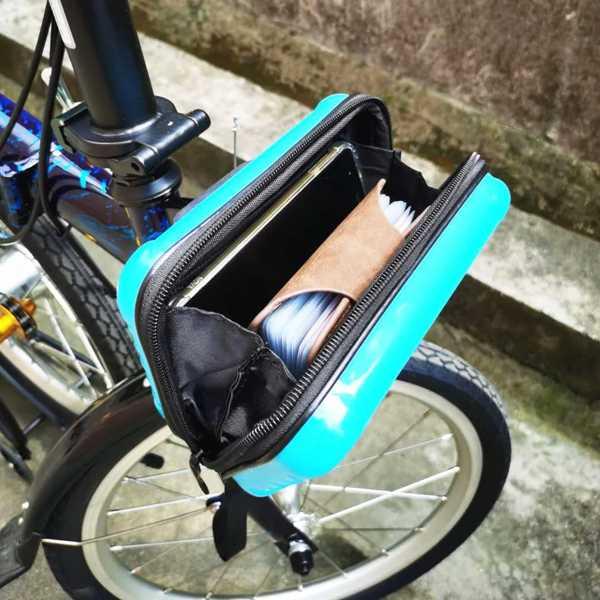 ブロンプトン用bmx自転車豚鼻ラックミニスーツケースミックス