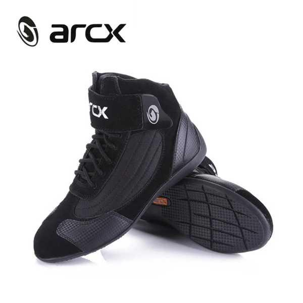 ARCX オートバイモト乗馬ブーツ夏通気性オートバイの靴バイク