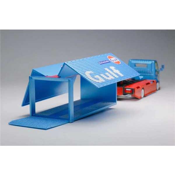マイクロターボ1:64gカルウィングカスタムトラックコンテナ