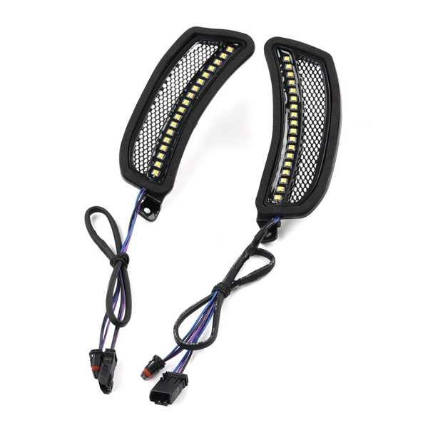 オートバイ用LEDフェアリングライト,ハーレーソフテイル