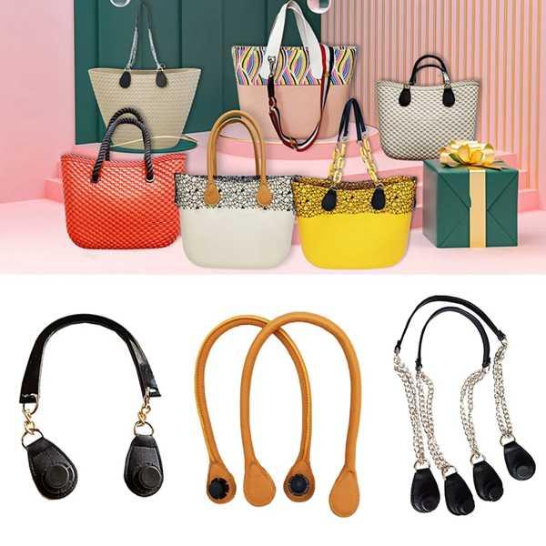 1ペア新obagアクセサリーロングハンドルeva oバッグ女性