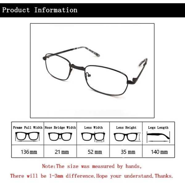 男性用折りたたみ式老眼鏡 光学式眼鏡 近視に最適 ケース付き｜crowdshop｜05