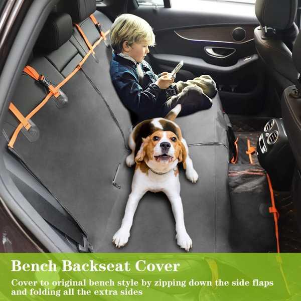 日本人気商品 Benepew-車のシートカバー 車の座席の保護 防水 メッシュ 滑り止め 子犬と子猫用 トランク用