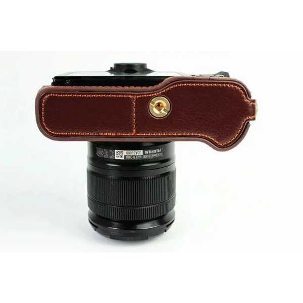 本革カメラケース 富士フイルム FUJIFILM xt30/xt20/XT10 Handmade Cover Genuine Leather Half Case Cover For Fujifilm