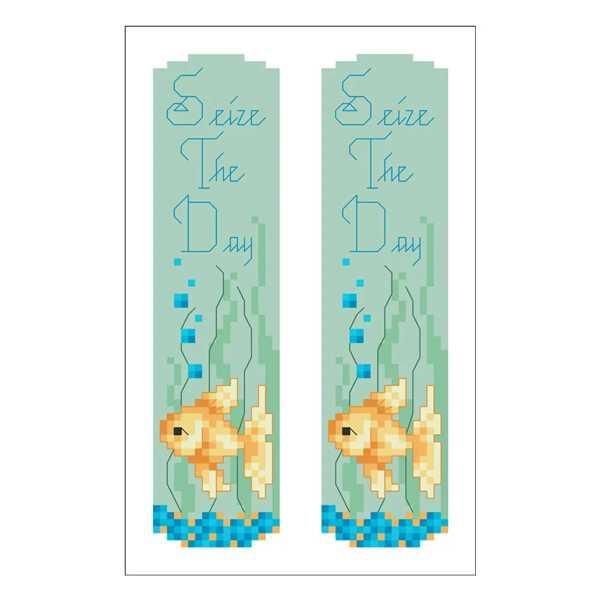 Seaside  patterns on both sides  bookmarks cross stitch kit counted 18ct 14ct Plastic Fabric needlework embroidery Craft kit｜crowdshop｜05