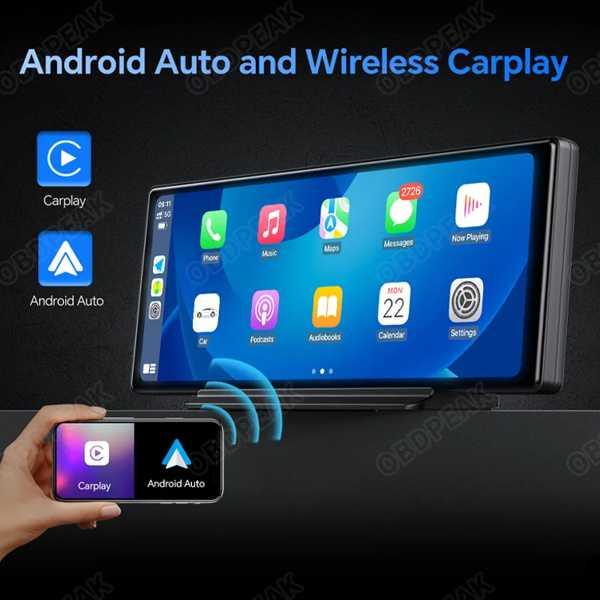 OBDPEAK ダッシュボード 10.2インチ ドライブレコーダ　スマホ対応 OBDPEAK ダッシュボード 10.2インチ ドライブレコーダ スマホ