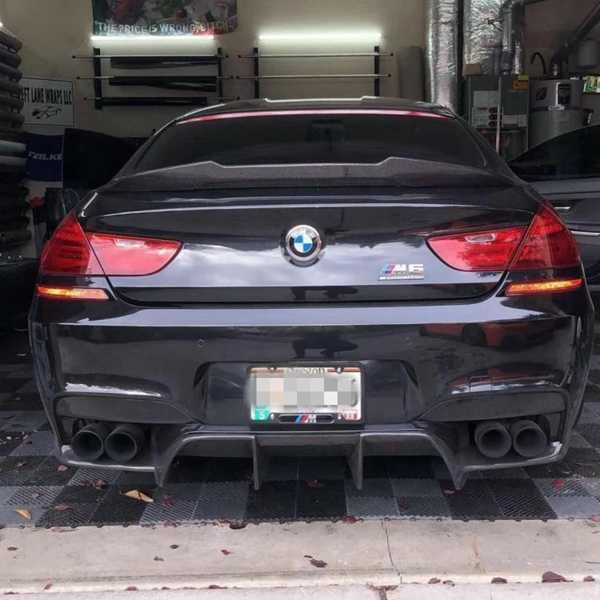 車のトランク用カーボンファイバーリアスポイラー bmw 6シリーズ