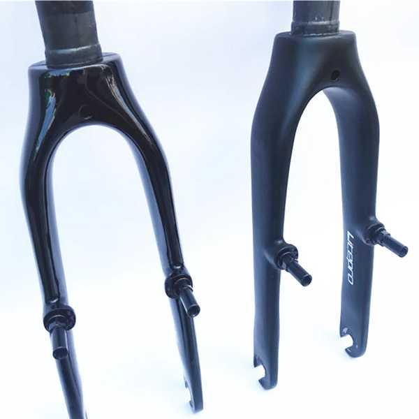 Litepro-カーボンファイバー自転車フロントフォーク,オープン