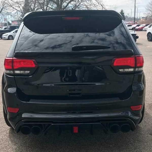 リアスポイラー　グランドチェロキー　汎用 SUV ユニバーサル　流用可能 黒 リアスポイラーグランドチェロキー汎用 SUV ユニバーサル流用可能 黒