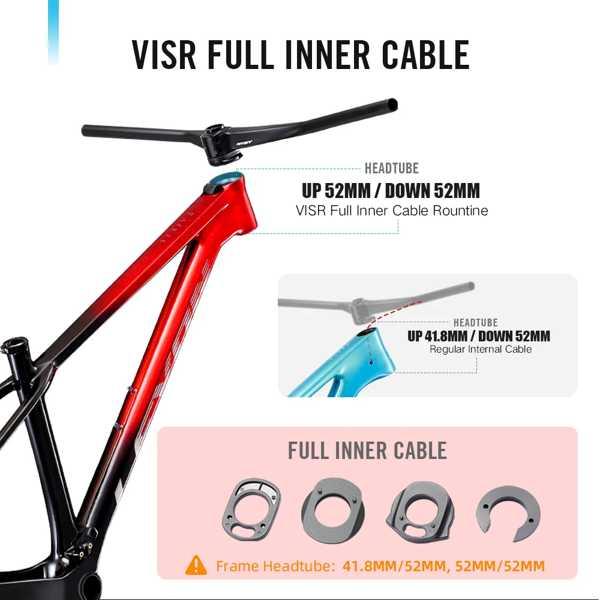 Ryet新mtbカーボンフルインナーケーブル統合ハンドルバー780 Ryet新mtbカーボンフルインナーケーブル統合ハンドルバー780