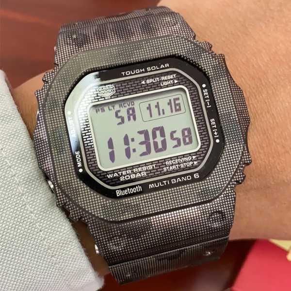 GMW-B5000 dw 5600.4dカモフラージュチタン合金時計バンド