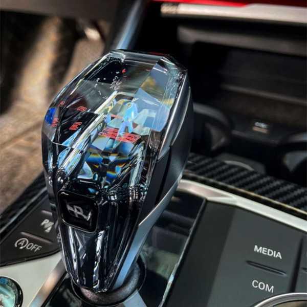 クリスタルギアシフトノブled bmw F10 F18 F15 F16 F01 F02 F25 F26 