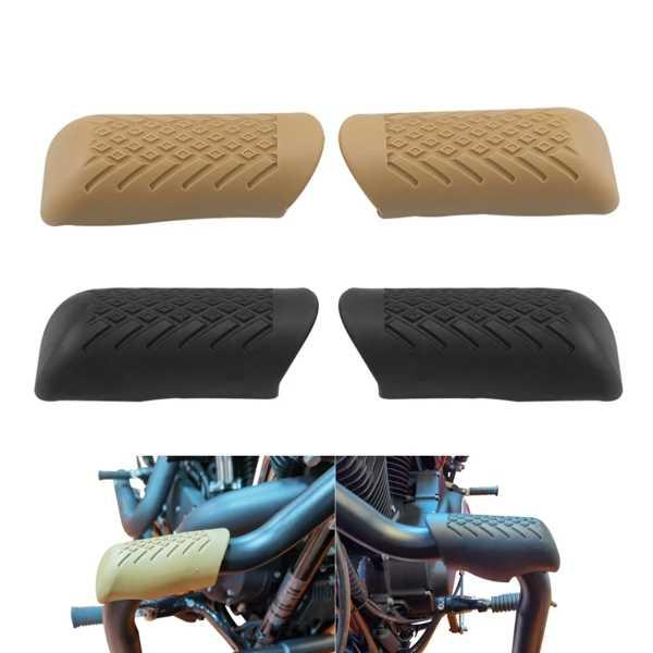 ハーレーxg 500 750 xl883 xl1200 48 72用モーターサイクルエンジンガード クラッシュバースライダー ラバー膝保護カバーアンカー | 