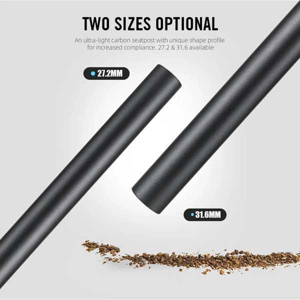 【美品】チャプター2 高剛性・軽量カーボンシートポスト 径31.6mm 223g 送料無料】超軽量175g ゼロオフセット カーボンシートポスト27.2