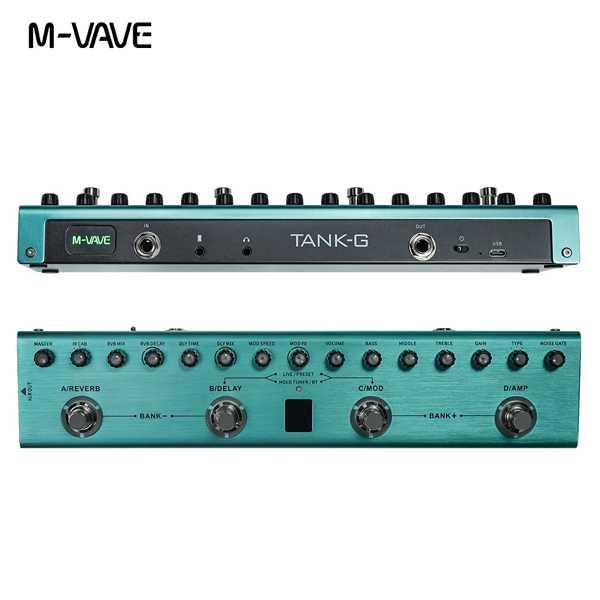 M-Vave Tank-B Bass Multi Effects Processor Rechargeable