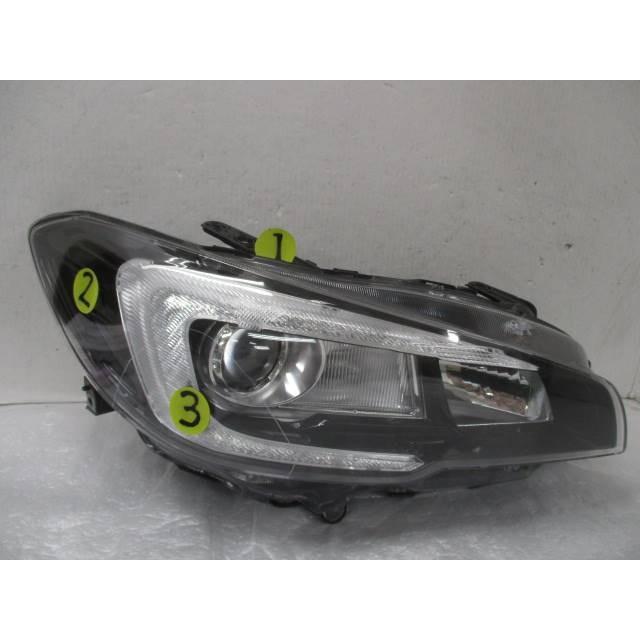 レヴォーグ DBA-VMG 右ヘッドランプ 84913-VA040 黒枠タイプ 前期 LED