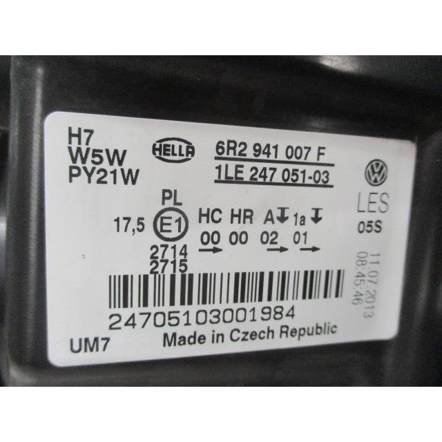 VW ポロ DBA-6RCBZW 左ヘッドランプASSY 6R2 941 007F 330817｜crown222｜05