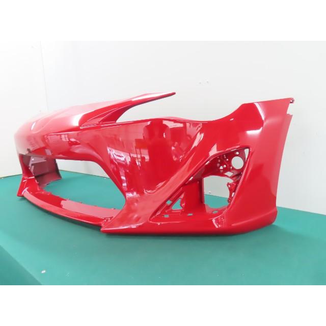 86 フロントバンパー 純正　ライトニングレッド　zn6 前期 86 ZN6 前期 塗装済フロントバンパー C7P レッド SU003-01478