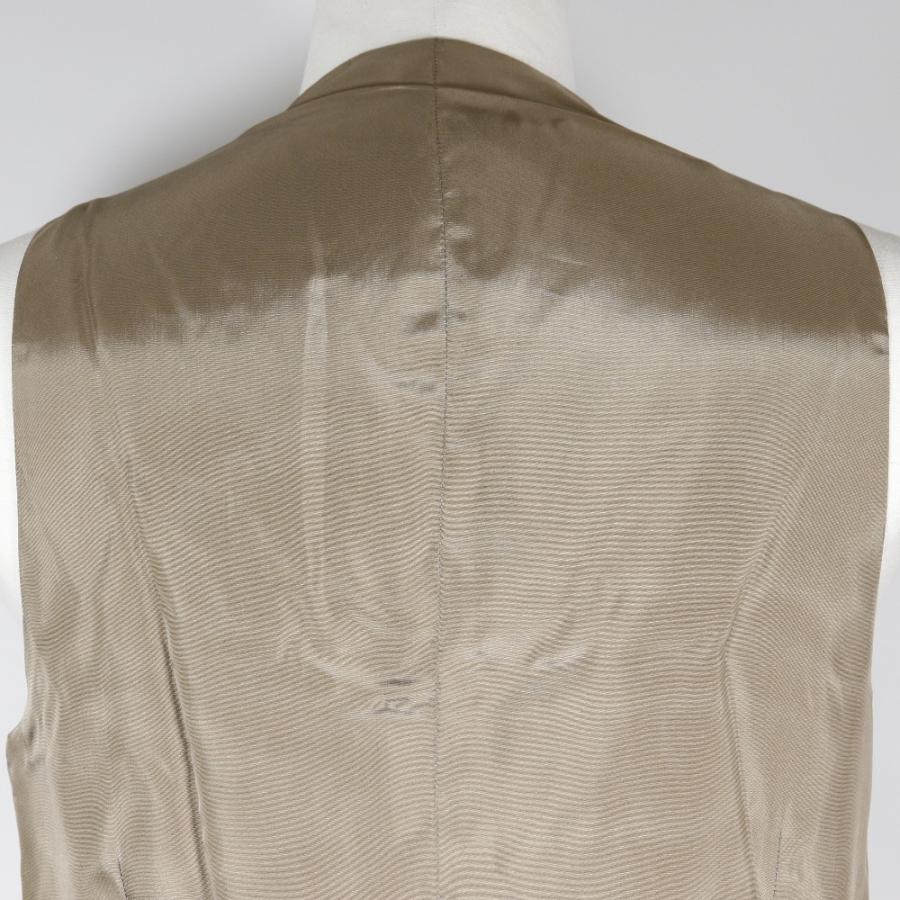 ARMANI ジョルジオアルマーニ 44526 ベスト ウール×ナイロン ベージュ 