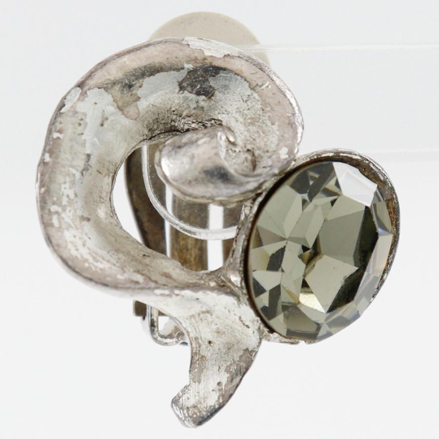 Christian Lacroix クリスチャンラクロワ イヤリング 金属製×ライン 