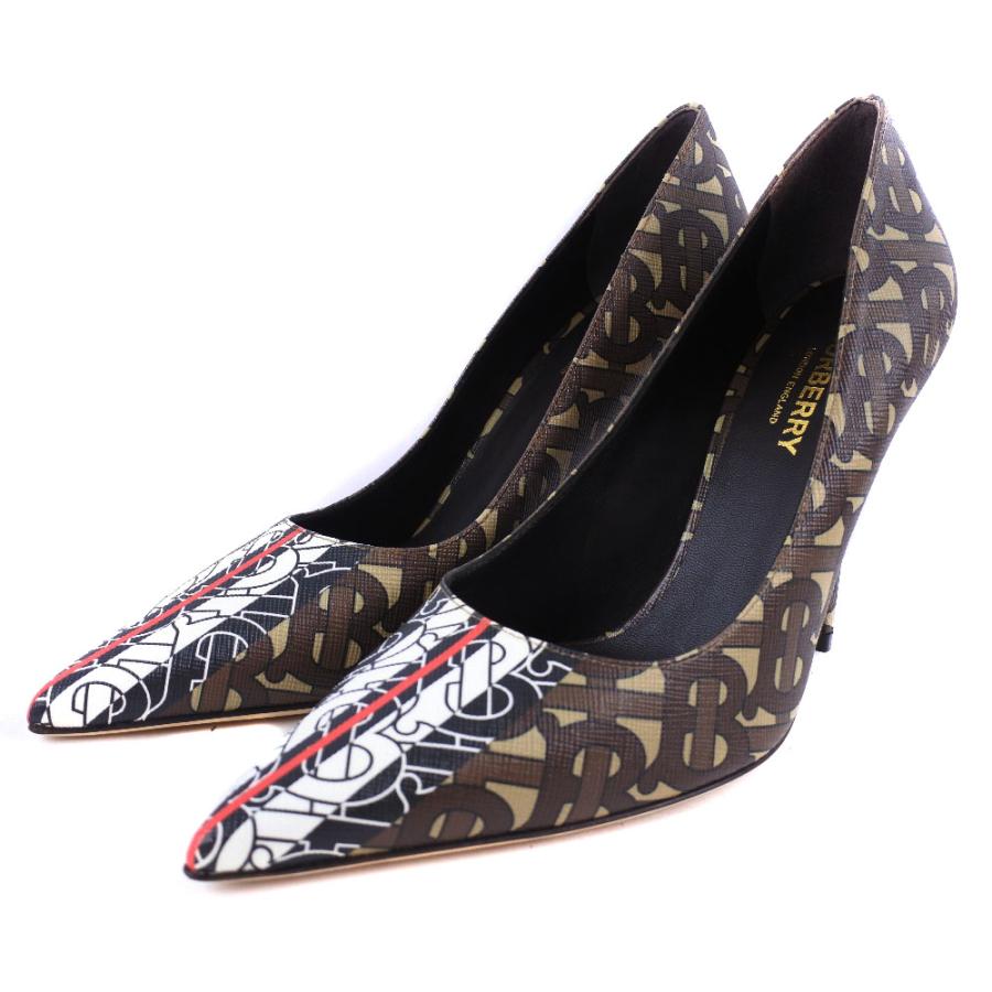 BURBERRY（バーバリー） モノグラム 8018752 1003 パンプス PVC×カーフ 