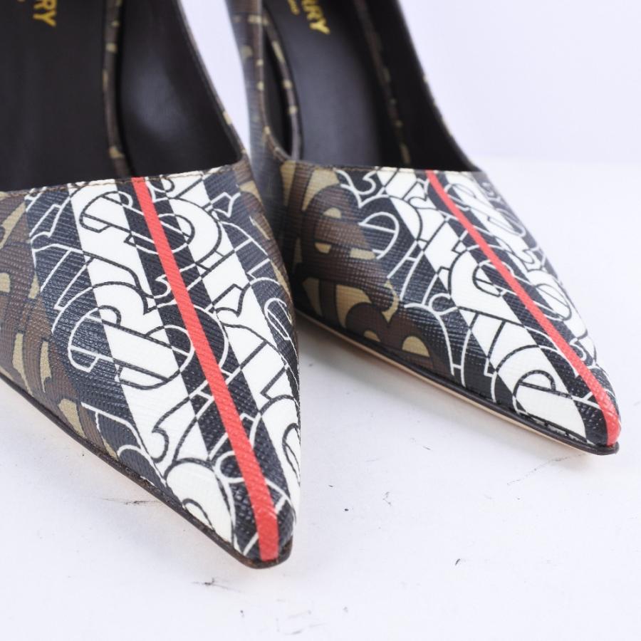 BURBERRY（バーバリー） モノグラム 8018752 1003 パンプス PVC×カーフ 