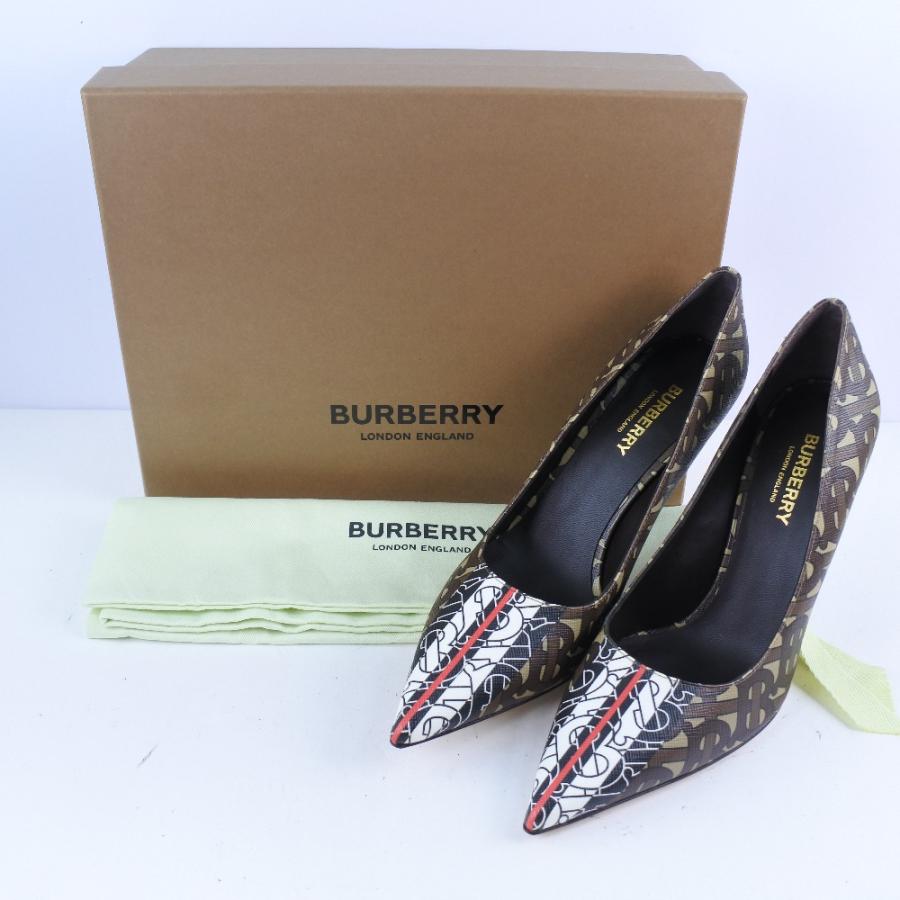 BURBERRY（バーバリー） モノグラム 8018752 1003 パンプス PVC×カーフ 