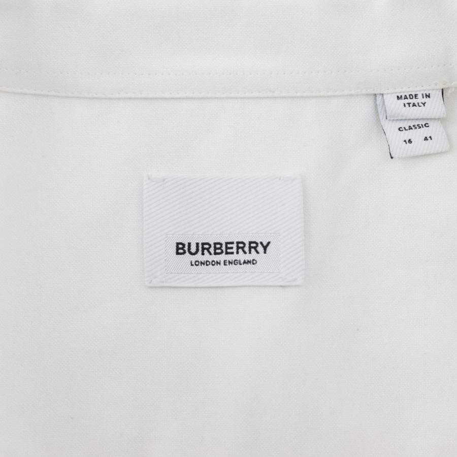 BURBERRY（バーバリー） 4558047 1006 長袖シャツ コットン 白 メンズ
