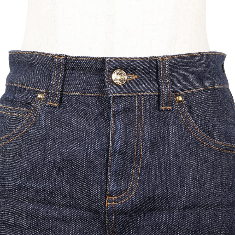 GUCCI（グッチ） BB05310310 ミニスカート デニム ネイビー レディース