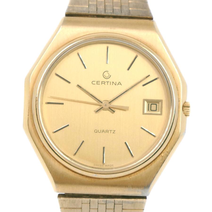CERTINA サーチナ 腕時計 金メッキ ゴールド クオーツ メンズゴールド 
