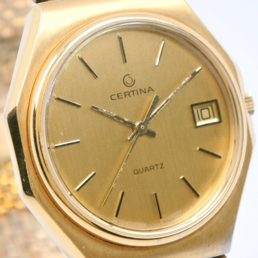 CERTINA サーチナ 腕時計 金メッキ ゴールド クオーツ メンズゴールド
