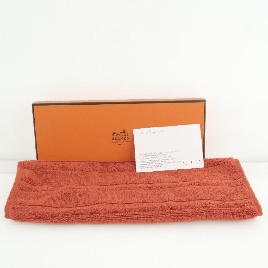 HERMES（エルメス） 101299M-18 タオル コットン オレンジ ユニ